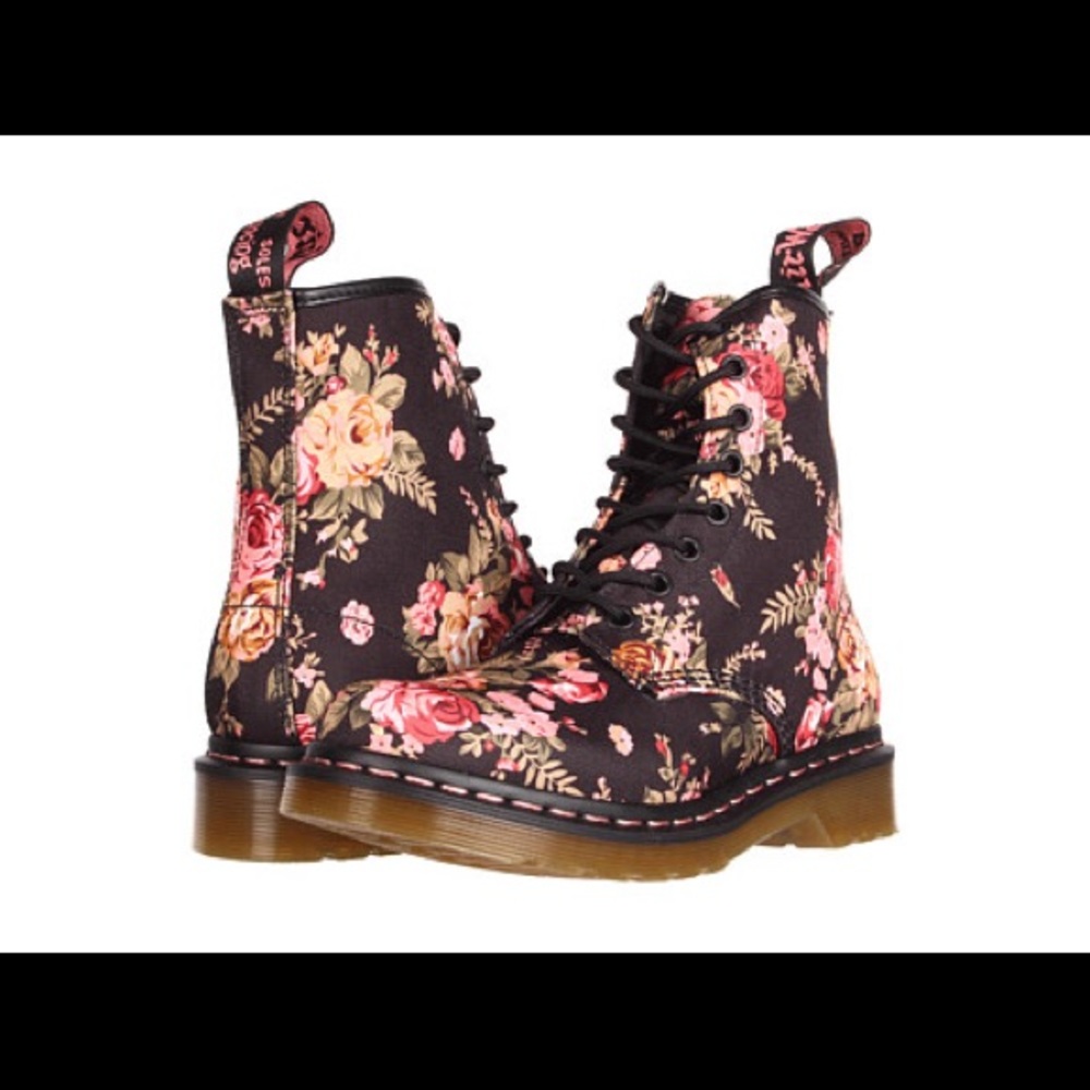 Floral Doc Martens Size 6